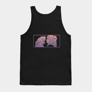anime girl and cat Tank Top
